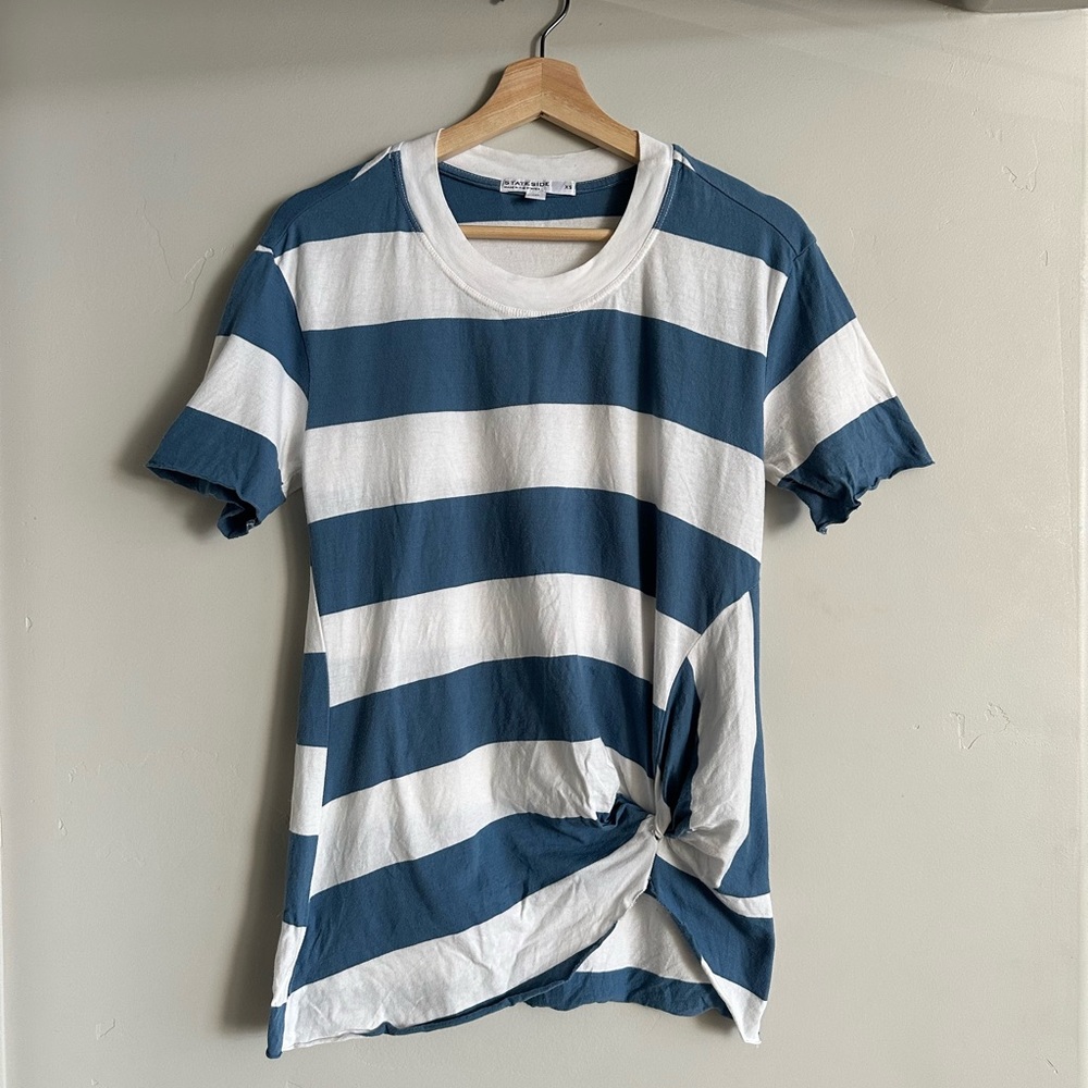Anthropologie Light Blue Rugby Shirt